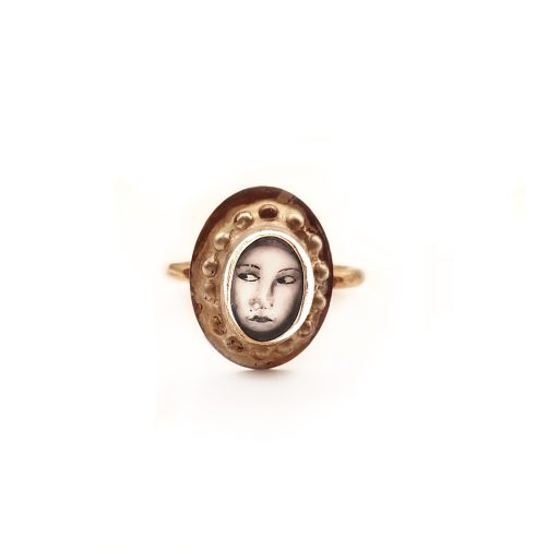 Cameo Oval Face Ring