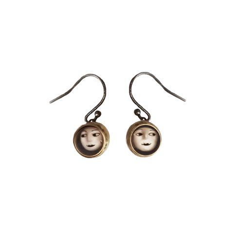Tiny Face Earrings