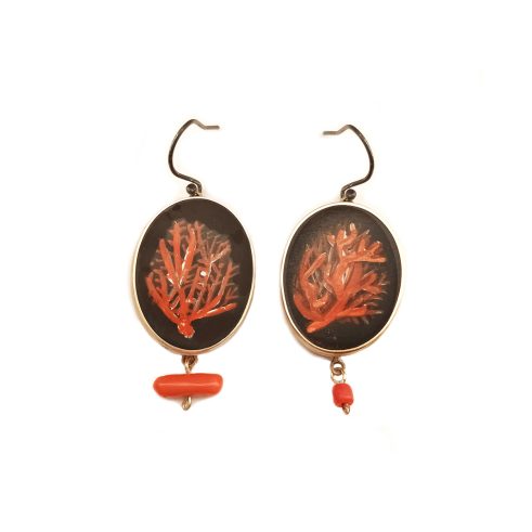 Coral Earrings
