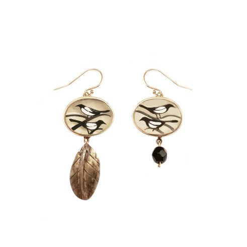 Magpies Mismatch Earrings