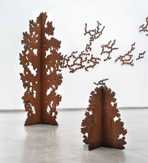 Leaf Cloud, (10 piece wall installation)