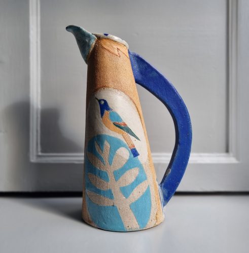 Bird and Moon Jug