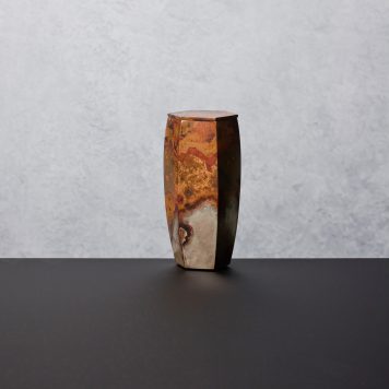 cast bronze with gold leaf and gold powder interior vessel by Koji Hatakeyama