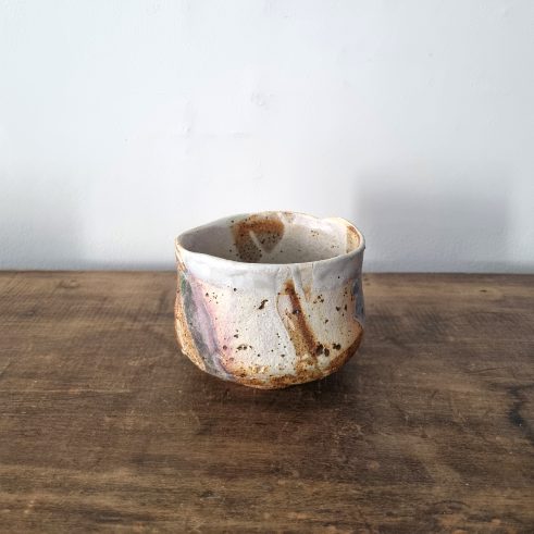 stoneware Flying Bird Teabowl by Jill Fanshawe Kato