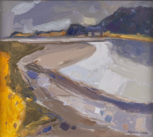 oil painting of Solway estuary by Sheila Macmillan