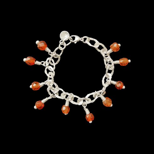 Bracelet with Carnelian Beads