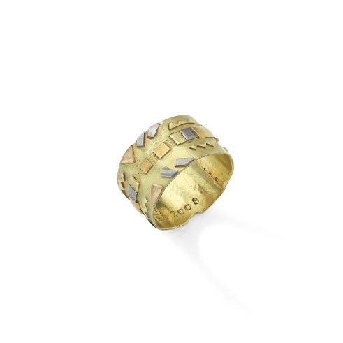 precious yellow metal, serpent ring by Paul Preston