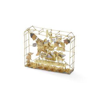 precious yellow metals sculpture by Paul Preston