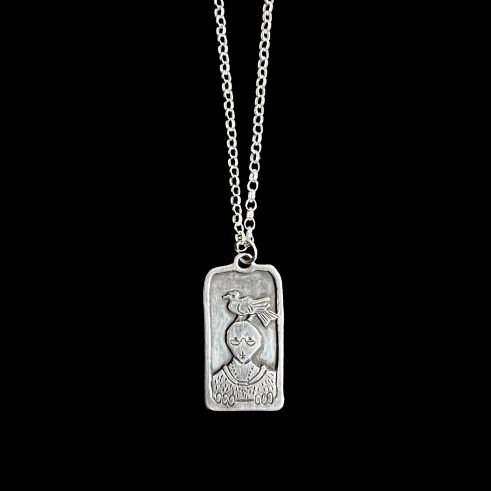 Bird on Head Pendant