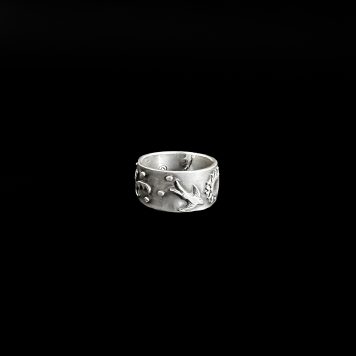 Bat Sun Moon Ring