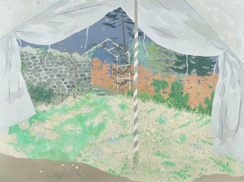 Marquee in a Walled Garden