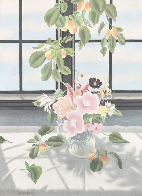 Posie with Crabapple Bough