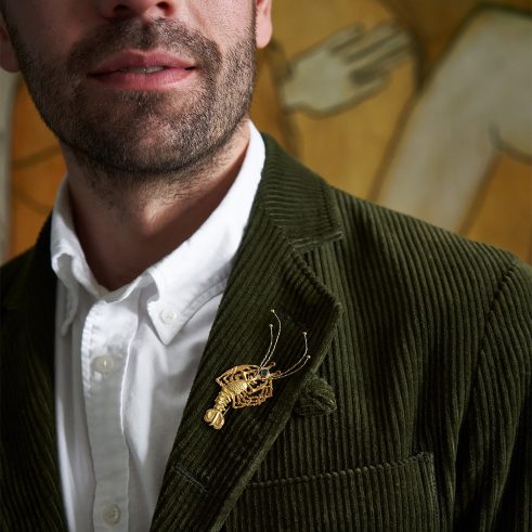 Prawn Brooch, 2015