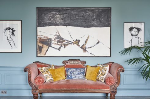 Suffolk Landscape, Winter in a New Town home, Edinburgh