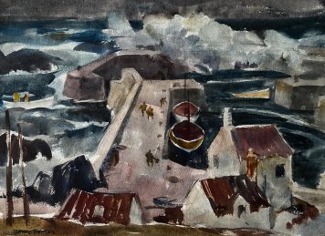 Looking down into St Abbs Harbour