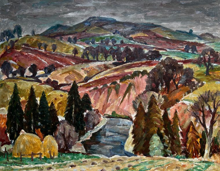 Tweed flowing through Border Country