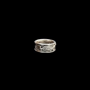Cormorant and Fish Ring