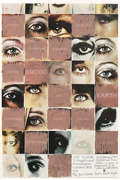 E – Erotic – Earth Eyes (from Fragments of an Oneiric Alphabet)