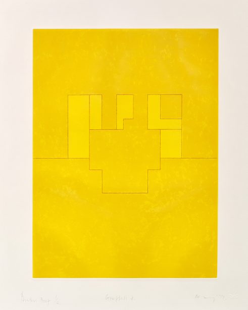 Graffiti Fragment (from the suite of 25 images) Yellow