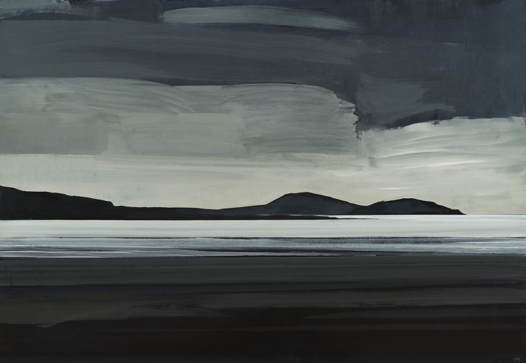 Rain over Bertra Strand