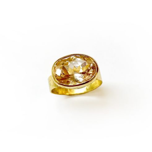 Oval Morganite Ring