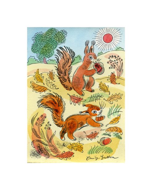 Autumn Red Squirrels