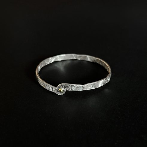 Silver Round Bangle II