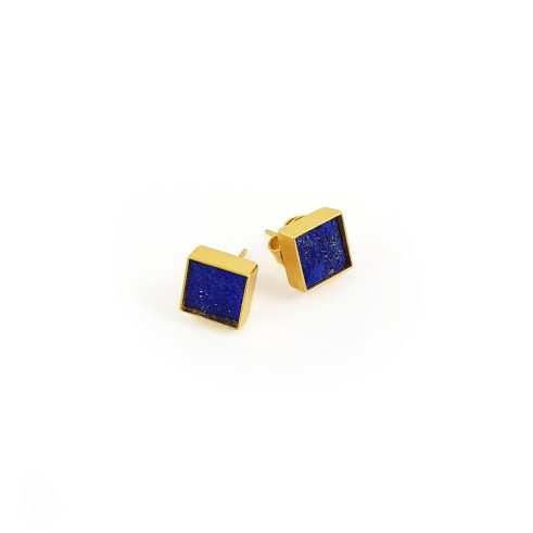 Lapis Stud Earrings II