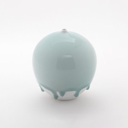 Celadon Pebble (with drips)