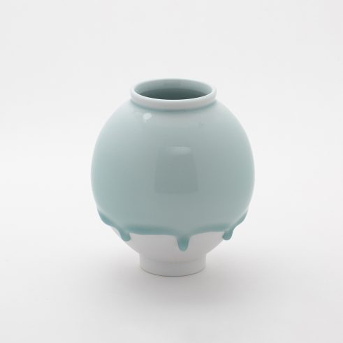 Celadon Moon Jar (with drips)