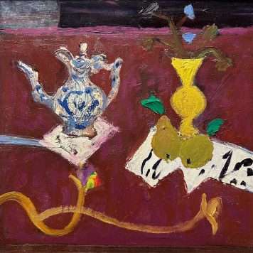 Teapot and Pears