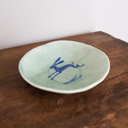 Celadon Hare Plate I