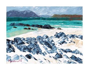 Towards Gribun Cliffs from North End Iona