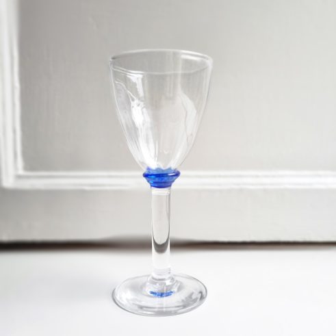 Blue Optic Wine Glass