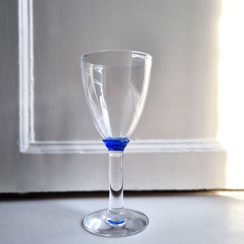 Blue Optic Water Glass