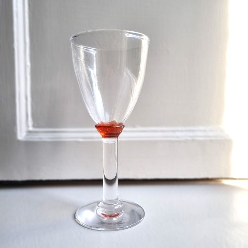 Salmon Optic Water Glass