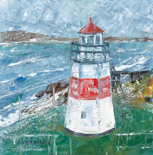 Crinan Light, Storm Eowyn