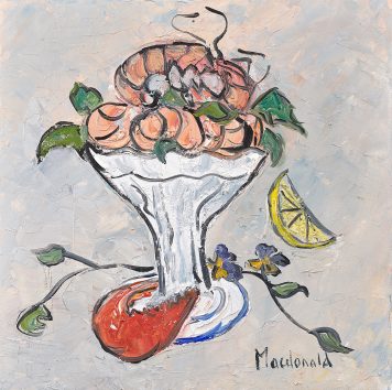 Jumbo Prawn and Lobster Cocktail, Seafood Bar, Crinan