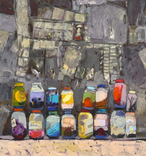 Jars of Sweets in a Keralan Window