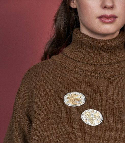 Brooches with Birds