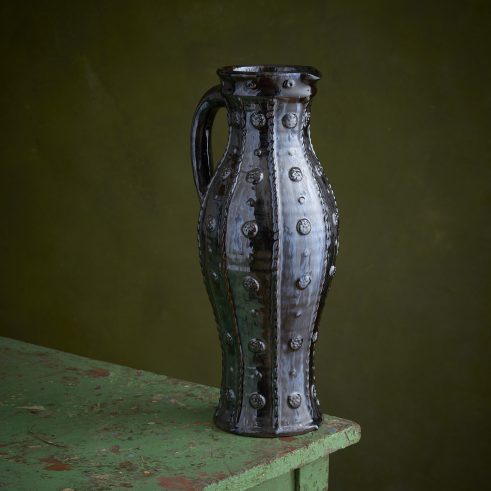 Tall Baluster Jug, Gunmetal
