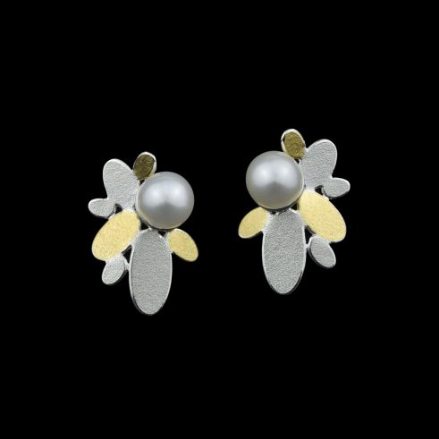 Mixed Oval Pearl Earrings