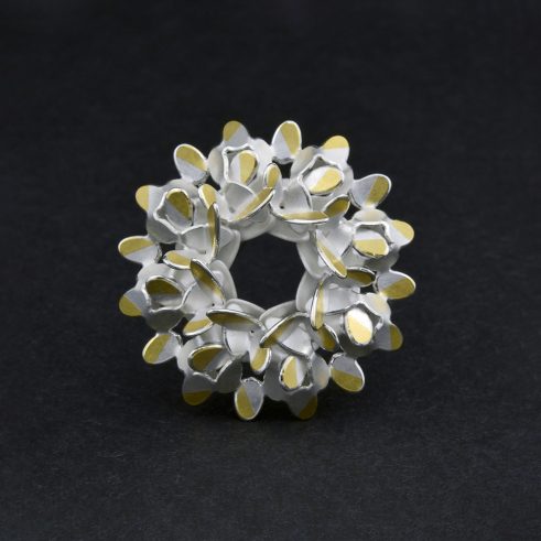 Circular Oval Mini Brooch V