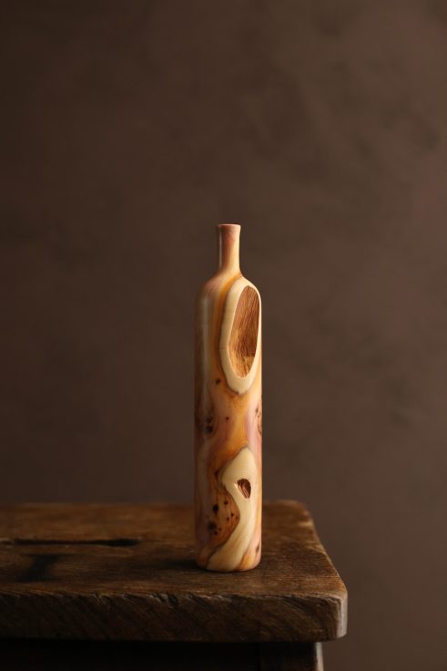 English Yew Dried Flower Vase IV