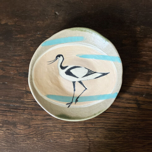 Small Avocet Plate (Sandy)