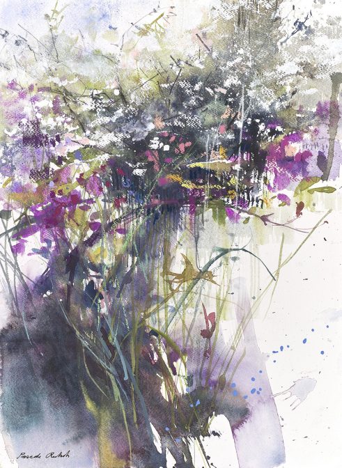 Rhododendron, Hawthorn and Grasses