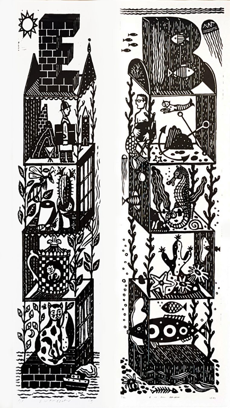 E is for Edward & B is for Bawden