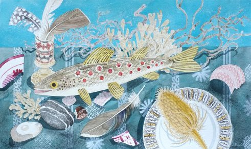 Emily’s Fish with Teasel