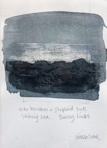 War Bunkers and Shepherd’s Huts, Shining Sea Birsay Links