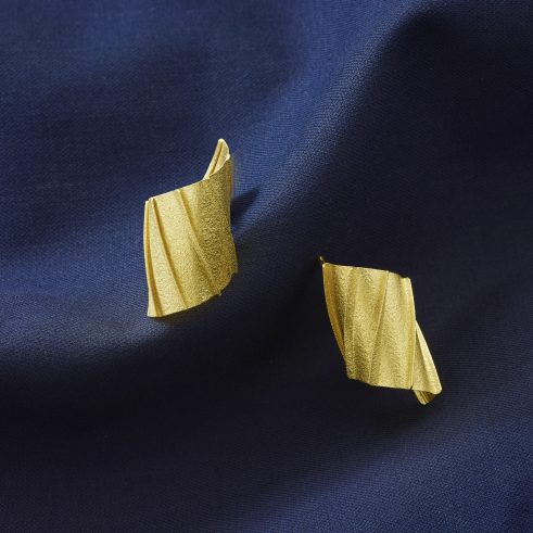 Pleated Earrings